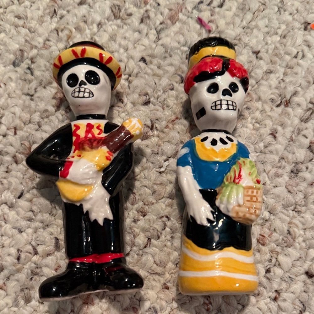 Colorful Day of the Dead Figurines